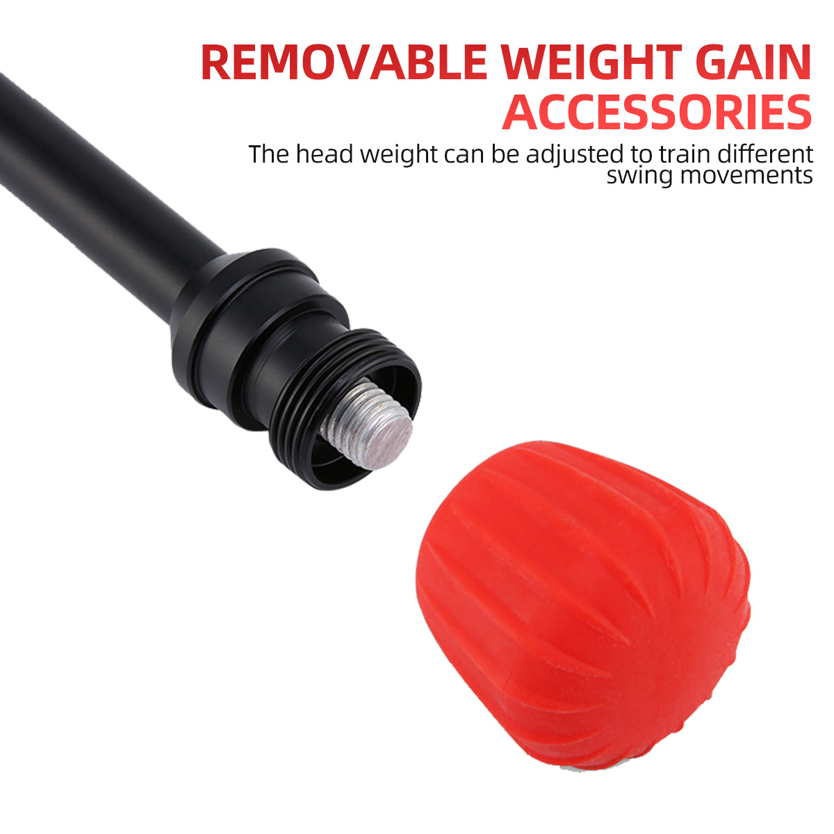 Golf Swing Training Aid | Golf Practice Stick Right Handed Adjustable - HGB016