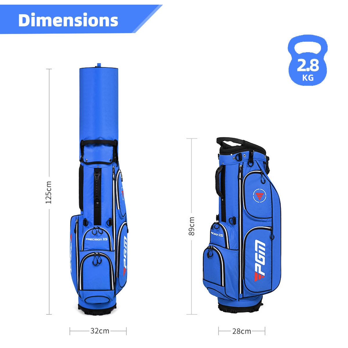 Golf Clubs Bag | Stand Golf Bag with Bracket Ultralight Waterproof - QB119
