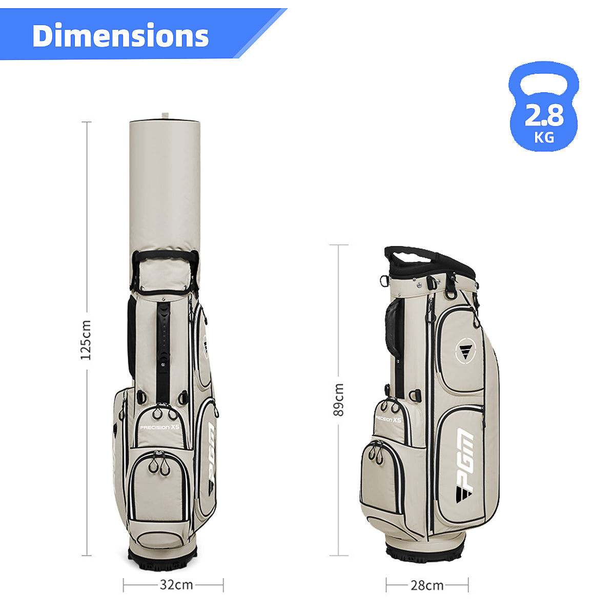 Golf Clubs Bag | Stand Golf Bag with Bracket Ultralight Waterproof - QB119