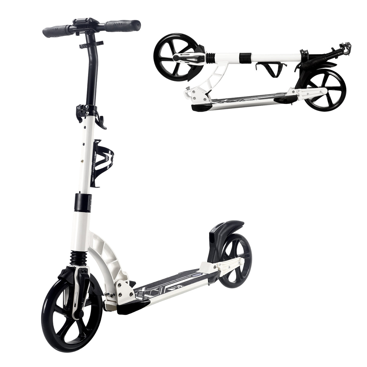 Kick Scooter with Large Wheel | Adjustable Foldable Lightweight Adult - A301