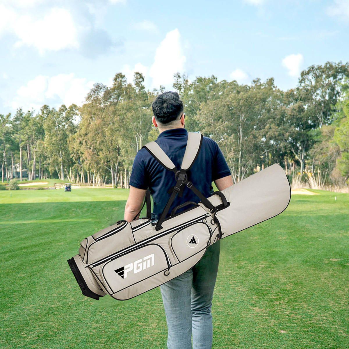 Golf Clubs Bag | Stand Golf Bag with Bracket Ultralight Waterproof - QB119