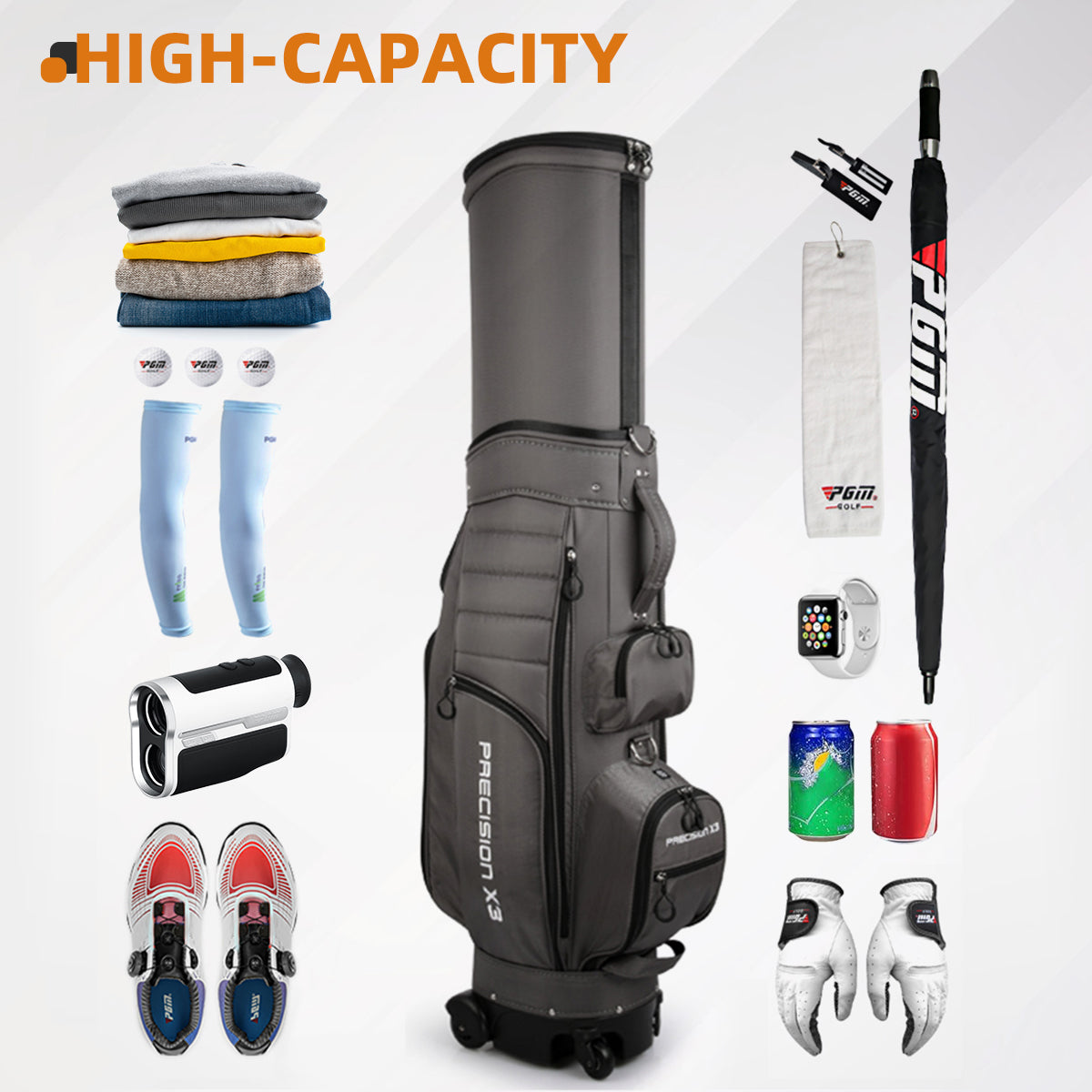 Golf Clubs Bag | Air Consignment Checked Bag Wheeled - QB062