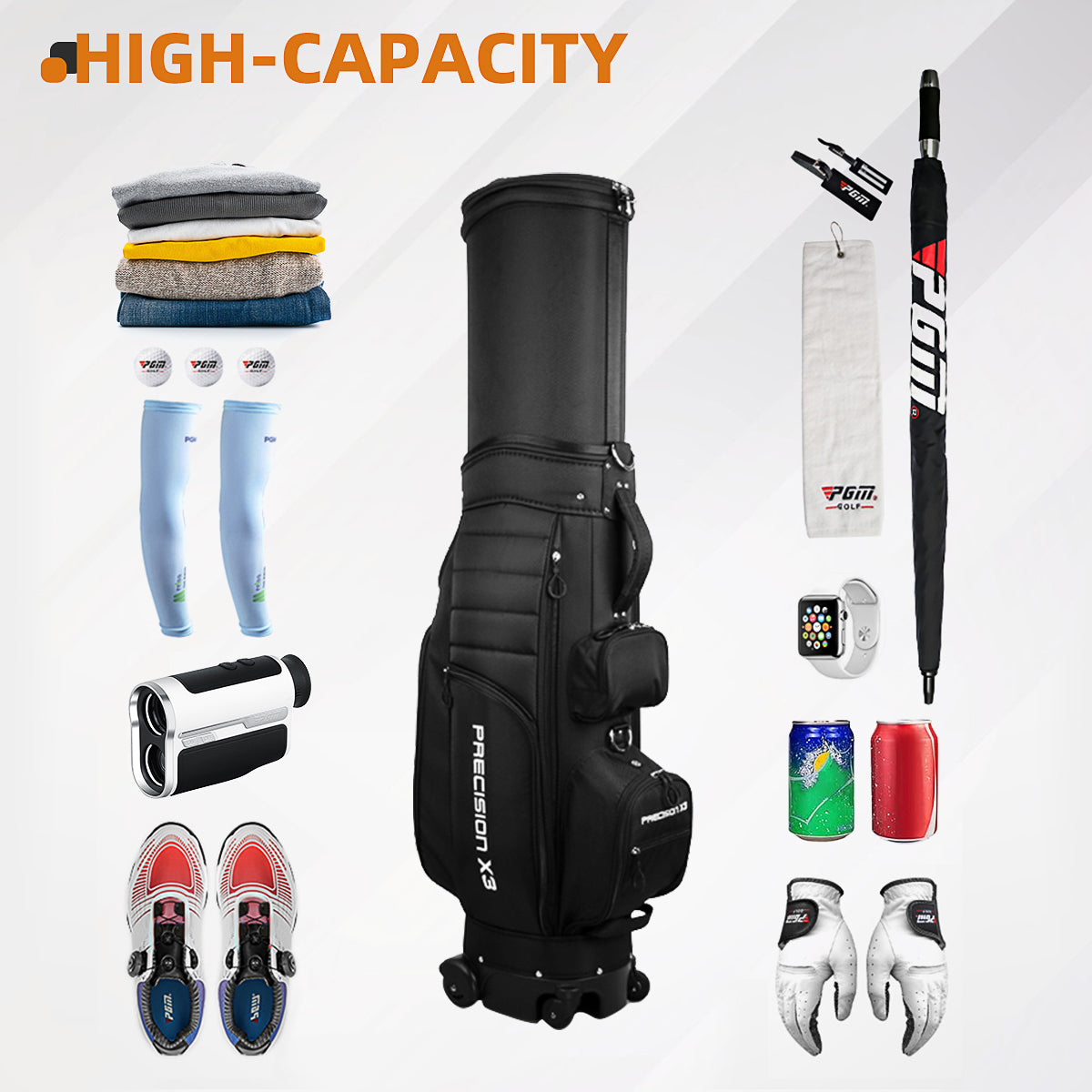 Golf Clubs Bag | Air Consignment Checked Bag Wheeled - QB062