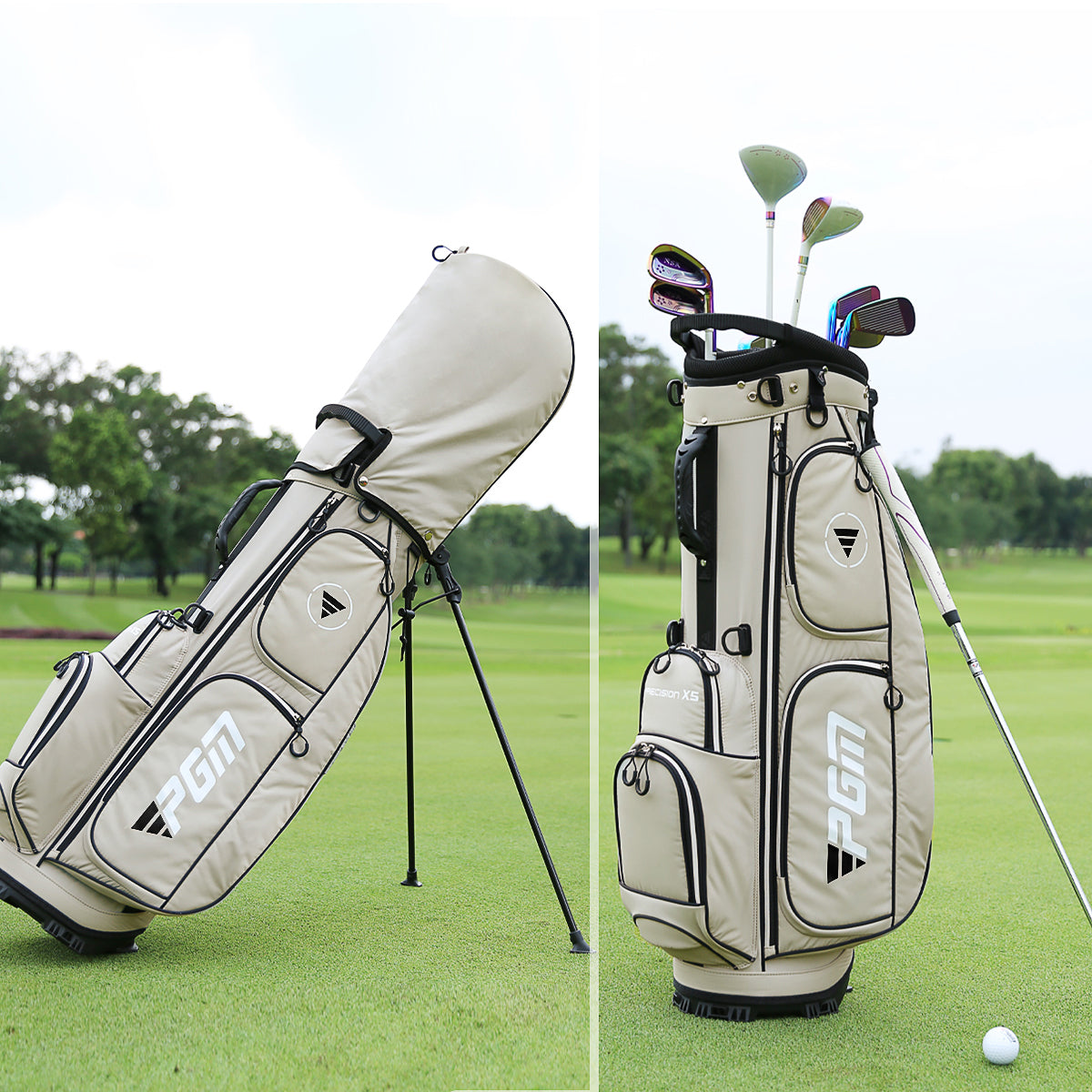 Golf Clubs Bag | Stand Golf Bag with Bracket Ultralight Waterproof - QB119