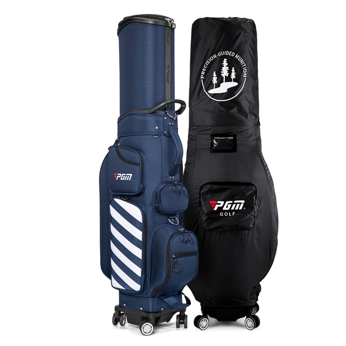 Golf Clubs Bag | Air Consignment Checked Bag Retractable Wheeled - QB041