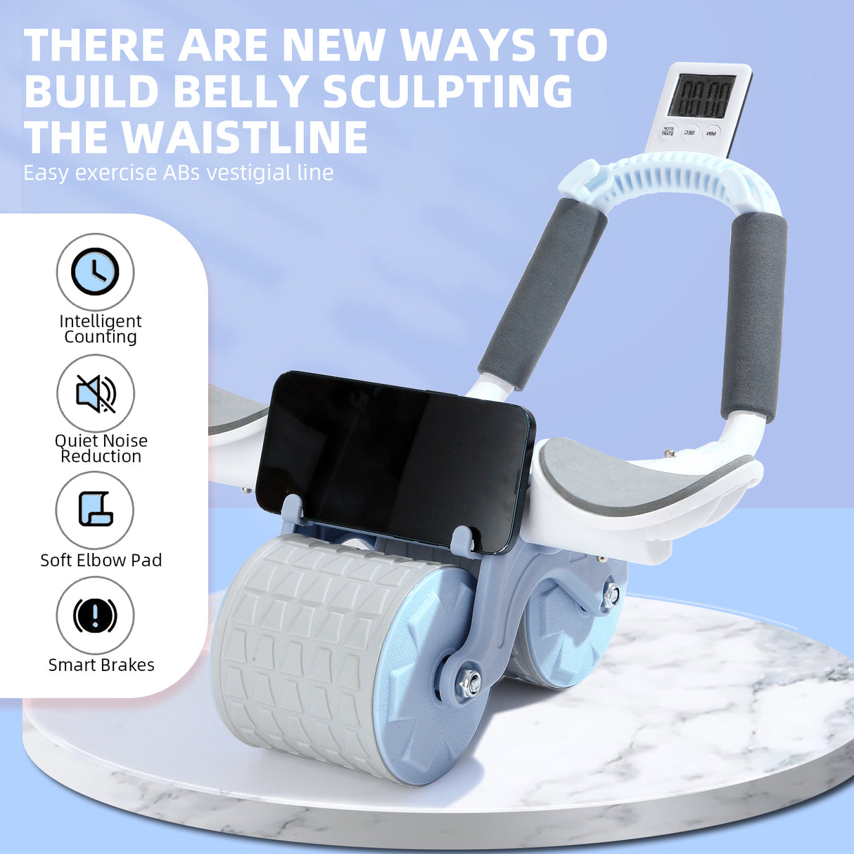 AB Trainer | Abdominal Muscle Wheel Belly Sculpting Trainer