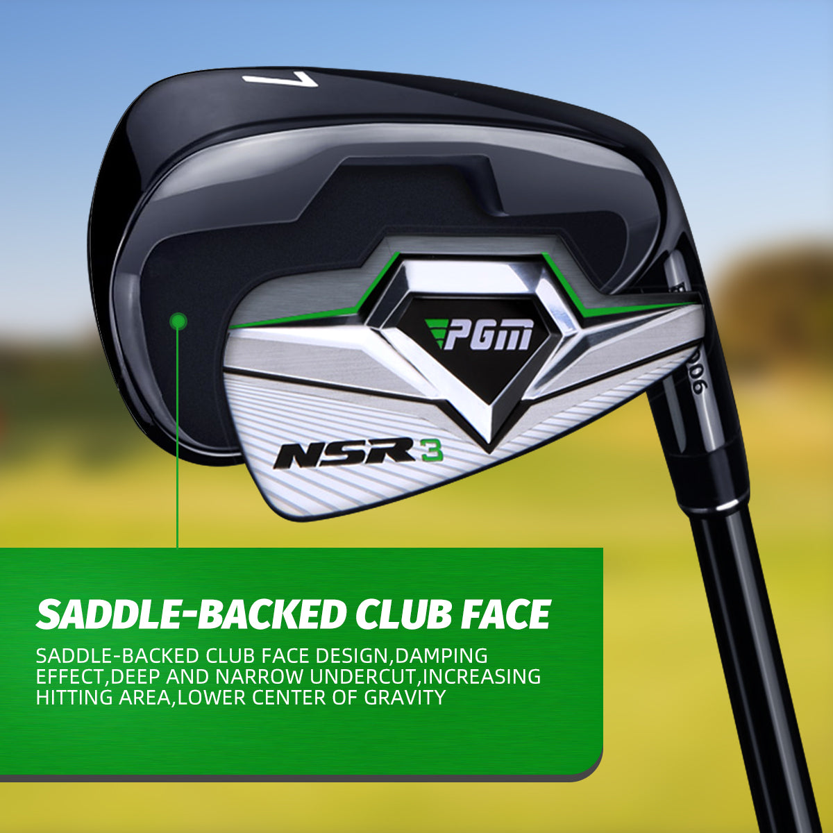 Golf Club #7 Iron | Right-Handed Golf Gap Wedge Club - TIG033