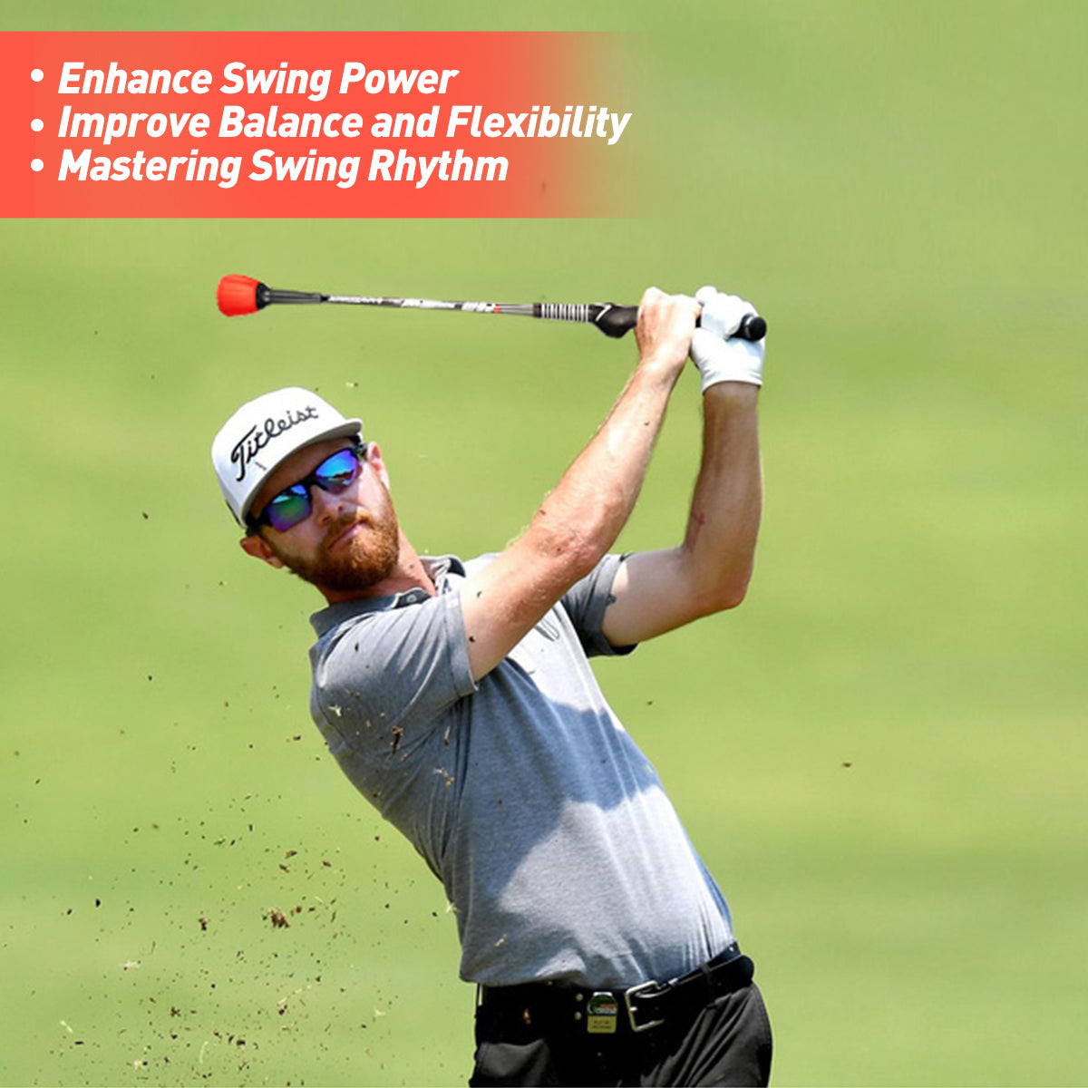 Golf Swing Training Stick | Golf Corrector Aids Beginner - HGB009