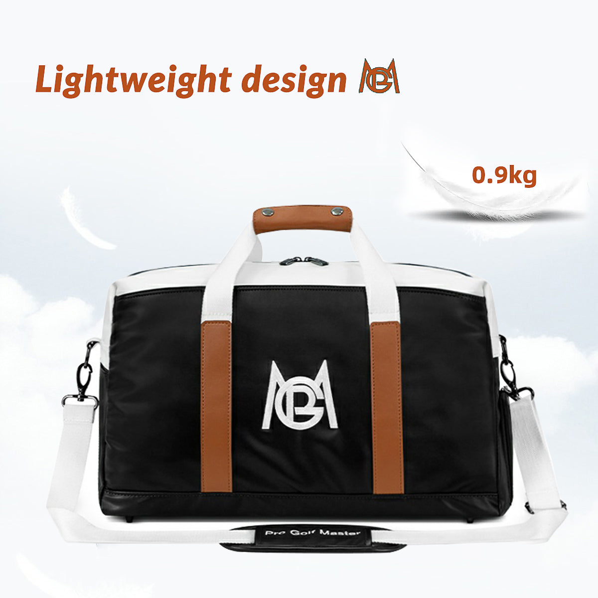 Golf Clothing Bag | Sports Handbag Waterproof Separate Shoe Storage Area - YWB043