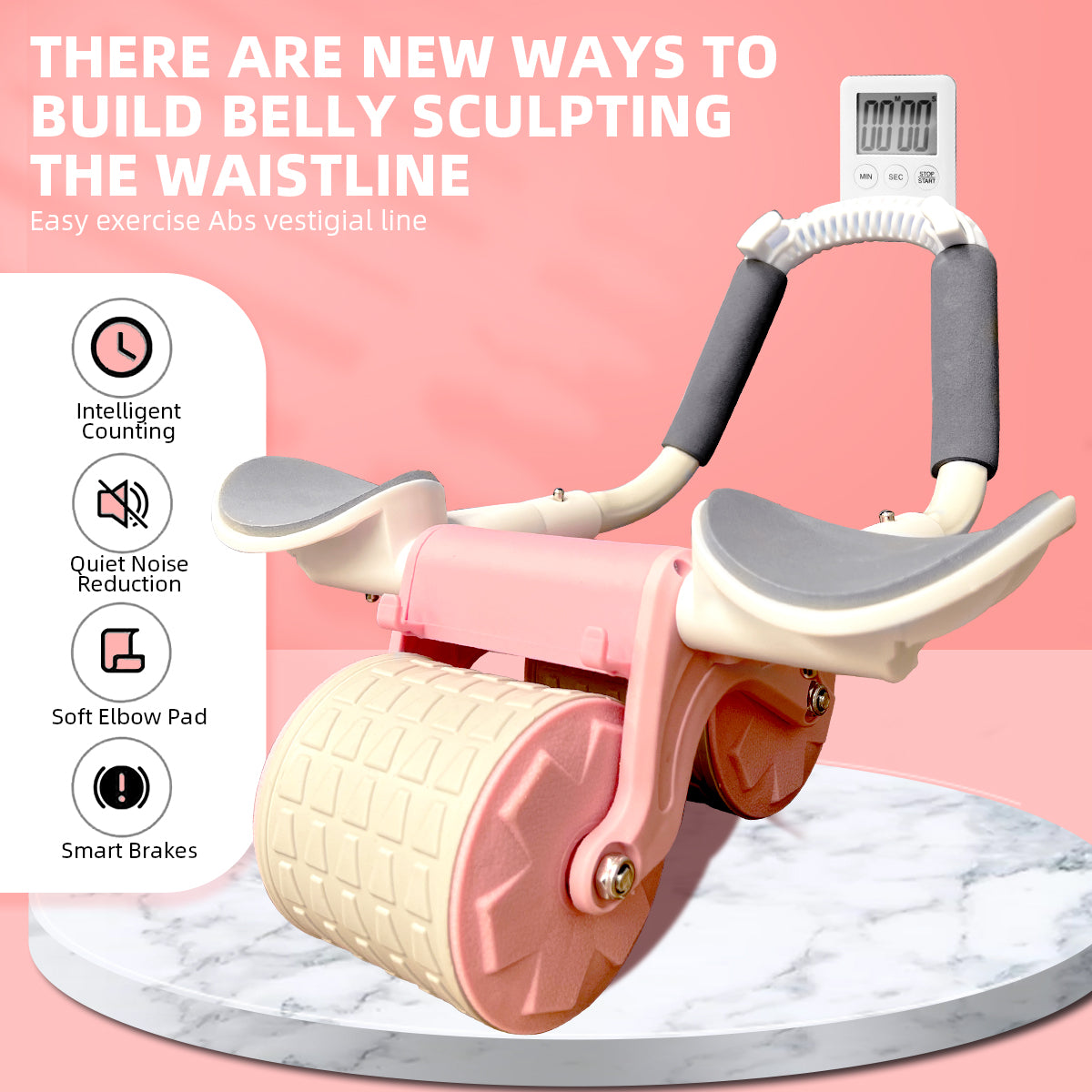 AB Trainer | Abdominal Muscle Wheel Belly Sculpting Trainer