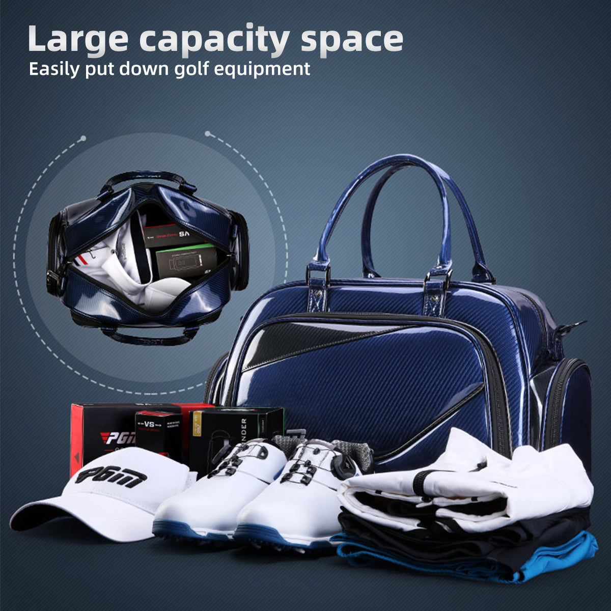 Golf Clothing Bag | Travel Handbag with Shoe Compartment Waterproof - YWB036