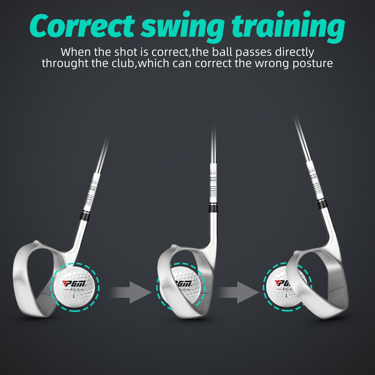 Golf Swing Trainer Aids | Golf Corrective Training Club - HL006
