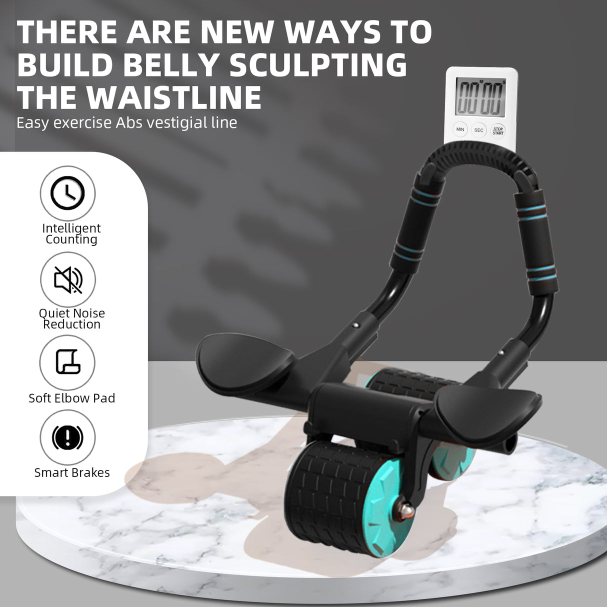 AB Trainer | Abdominal Muscle Wheel Belly Sculpting Trainer
