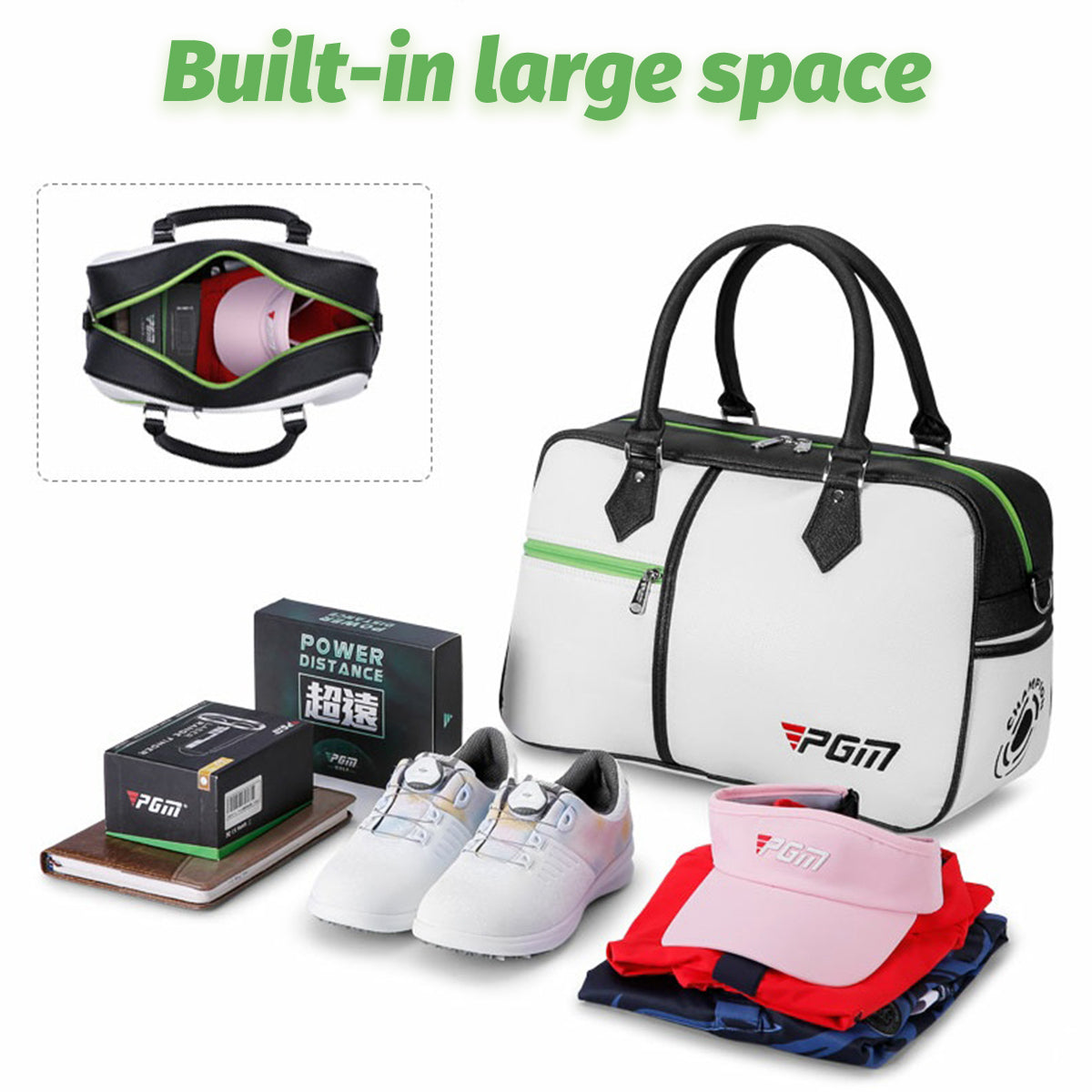 Golf Clothing Bag | Travel Handbag with Shoe Compartment Waterproof Lightweight - YWB017