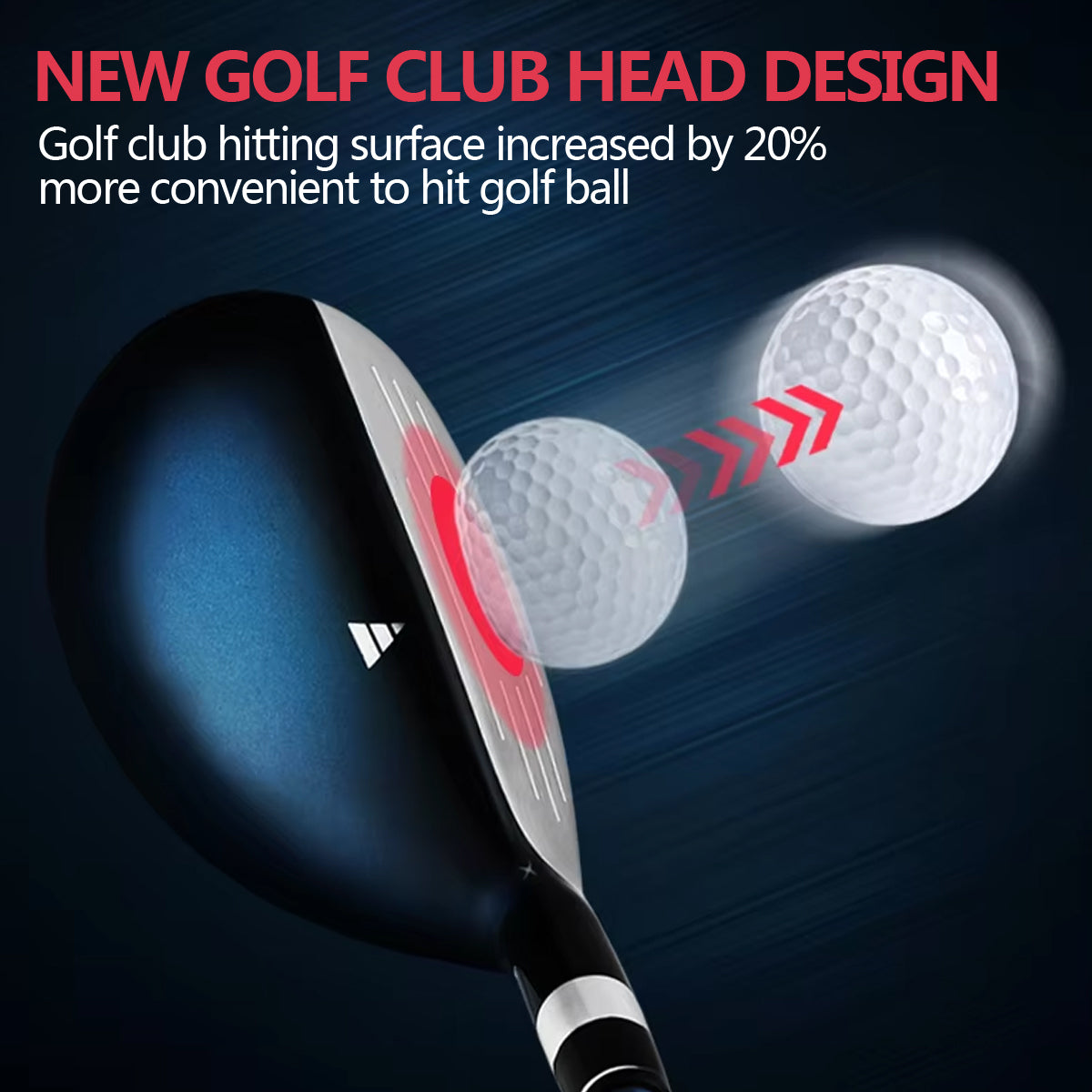 Golf Clubs Set | Left Handed Mens Graphite Branded 12 Clubs - MTG025