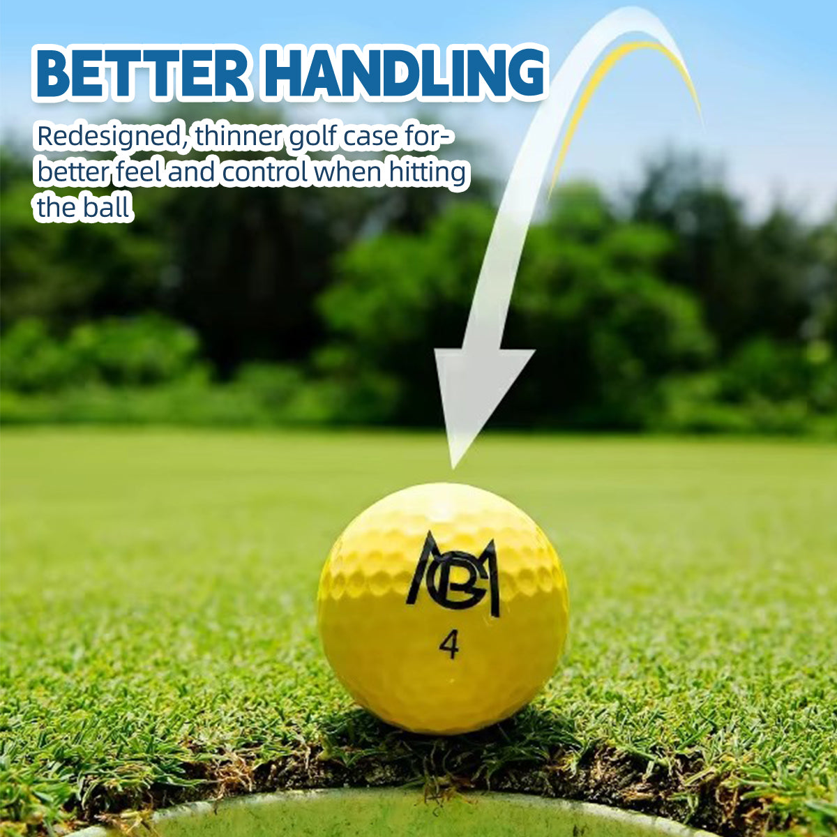 Golf Driving Range Balls | 12pcs 2 Layers Colored Practice Balls with Gift Set Box - Q029