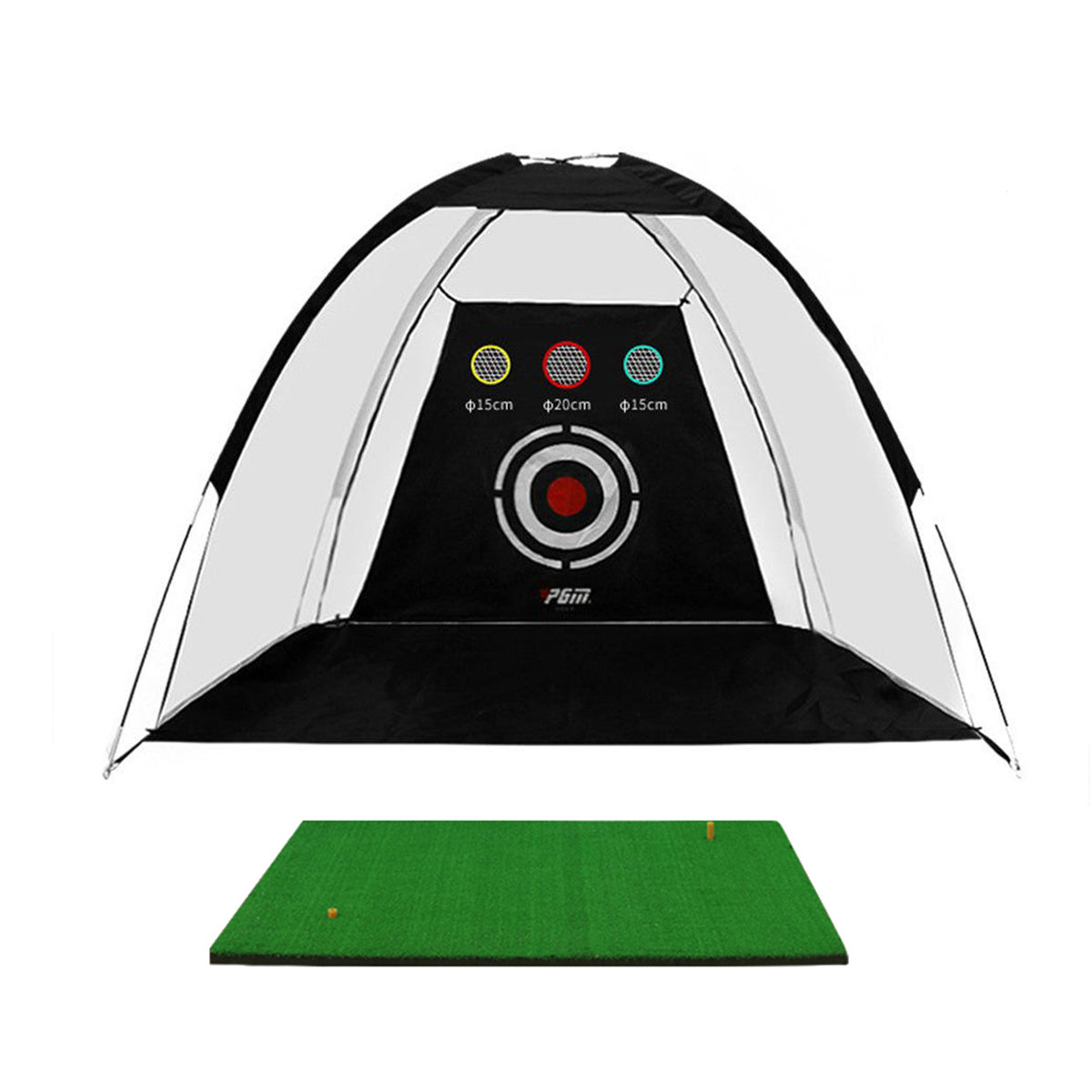 Golf Practice Net | 3M Tent with Mat for Golf Garden Swing Training - LXW013