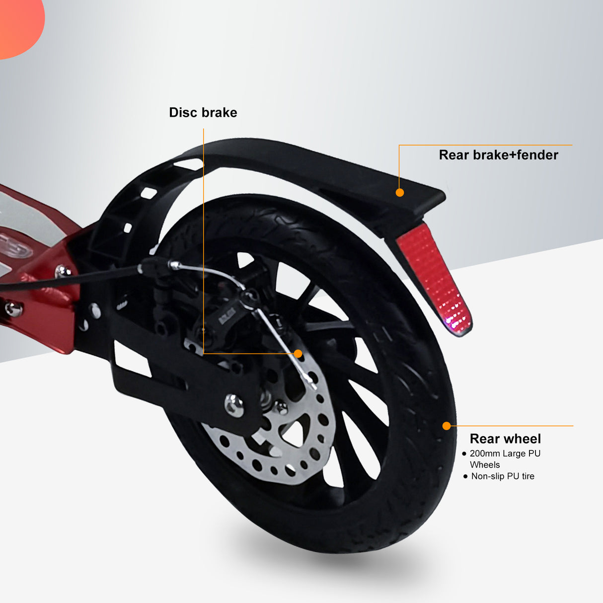 Kick Scooter | Adjustable Foldable Lightweight - A5D