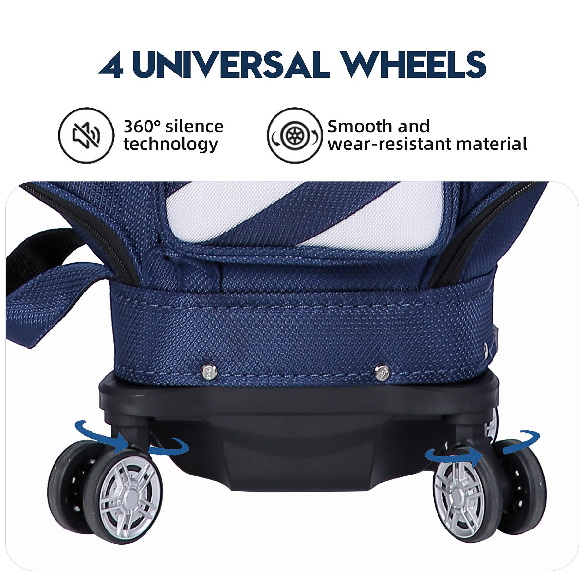 Golf Clubs Bag | Air Consignment Checked Bag Retractable Wheeled - QB041