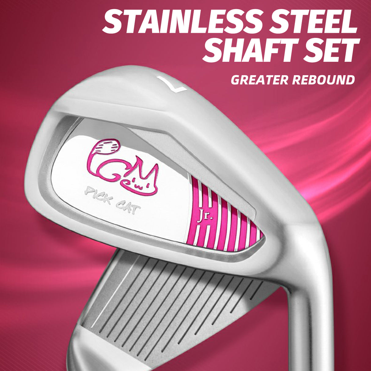 Junior Golf Club Complete Set | 5 Clubs Adjustable Right Handed - JRTG007