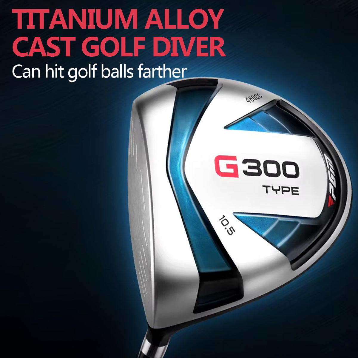 Golf Clubs Set | Left Handed Mens Graphite Branded 12 Clubs - MTG025