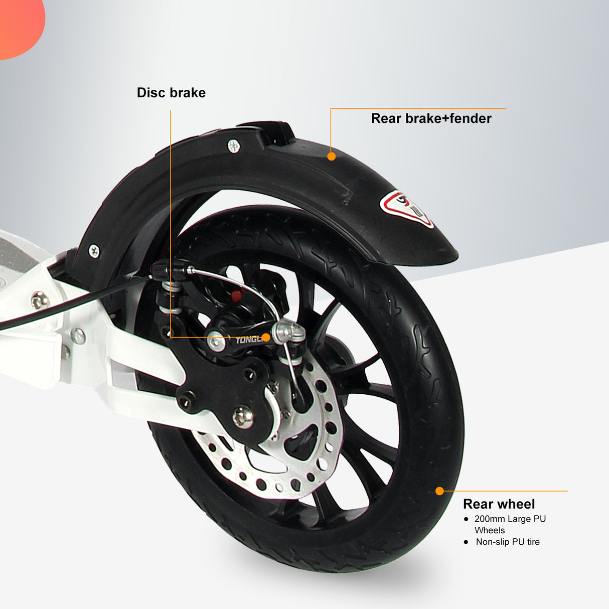 Kick Scooter | Adjustable Foldable Lightweight - A5D
