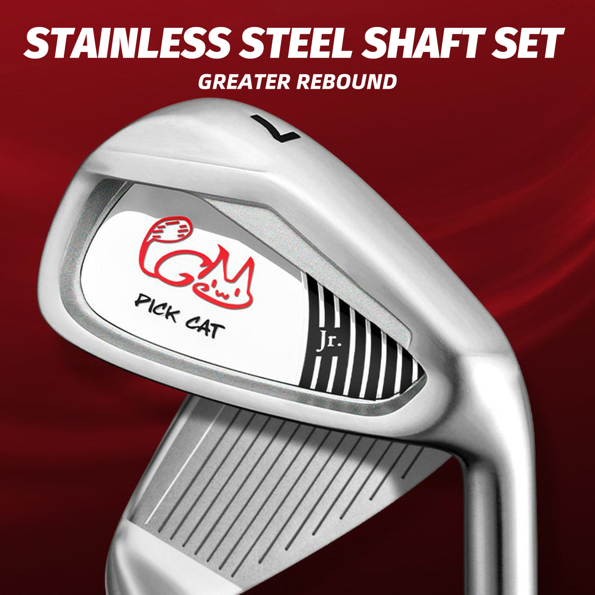 Junior Golf Club Complete Set | 5 Clubs Adjustable Right Handed - JRTG007