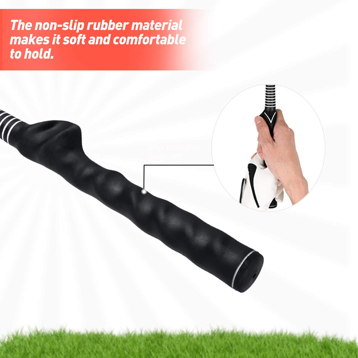 Golf Swing Training Stick | Golf Corrector Aids Beginner - HGB009