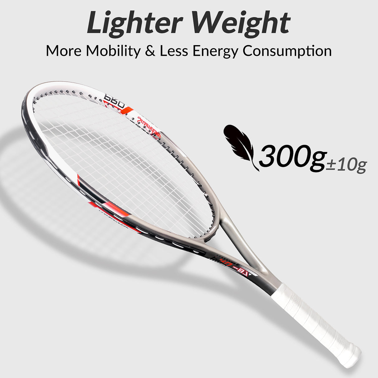 Tennis Rackets Set | Adults Pre-Strung 27 Inch Tennis Racquets