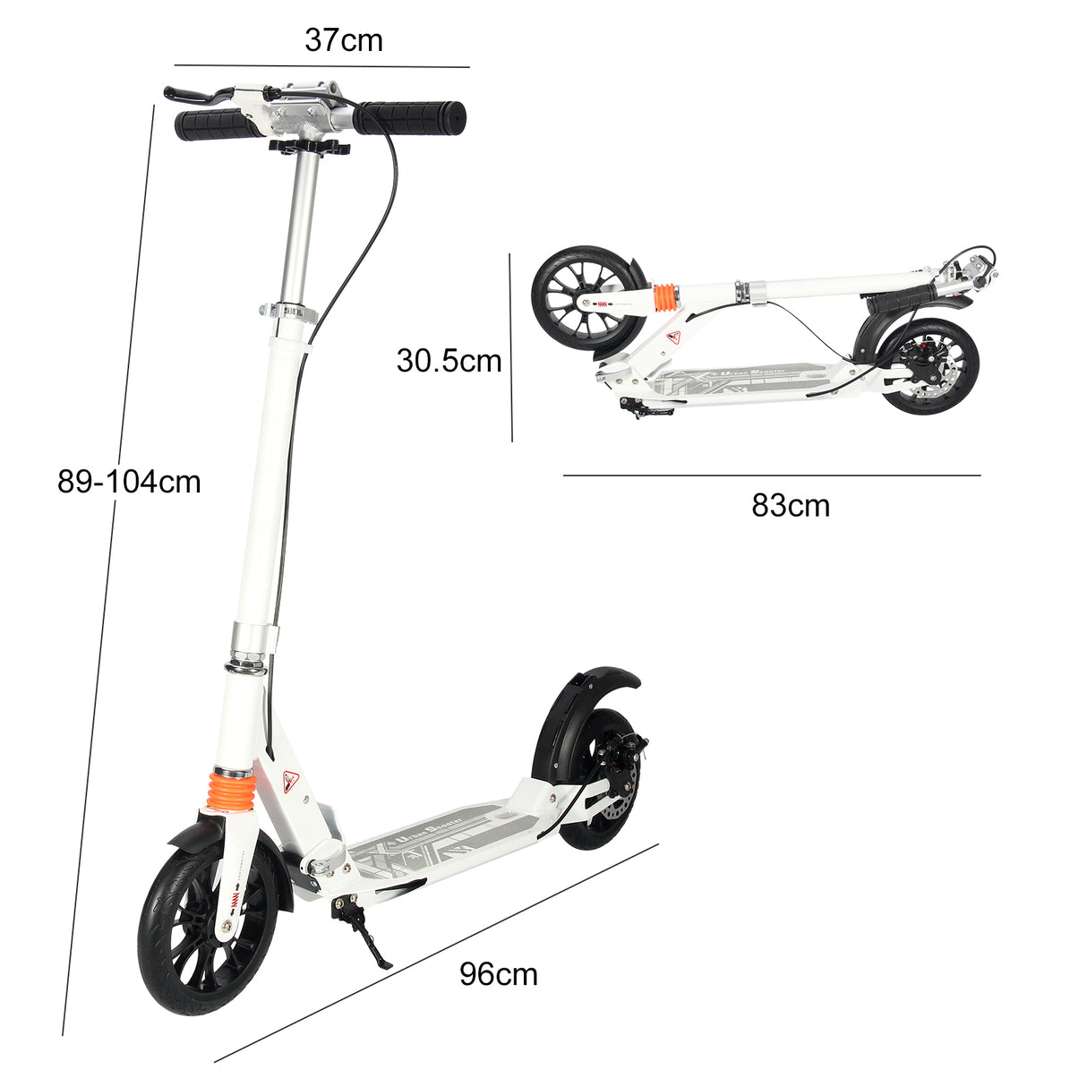 Kick Scooter | Adjustable Foldable Lightweight - A5D