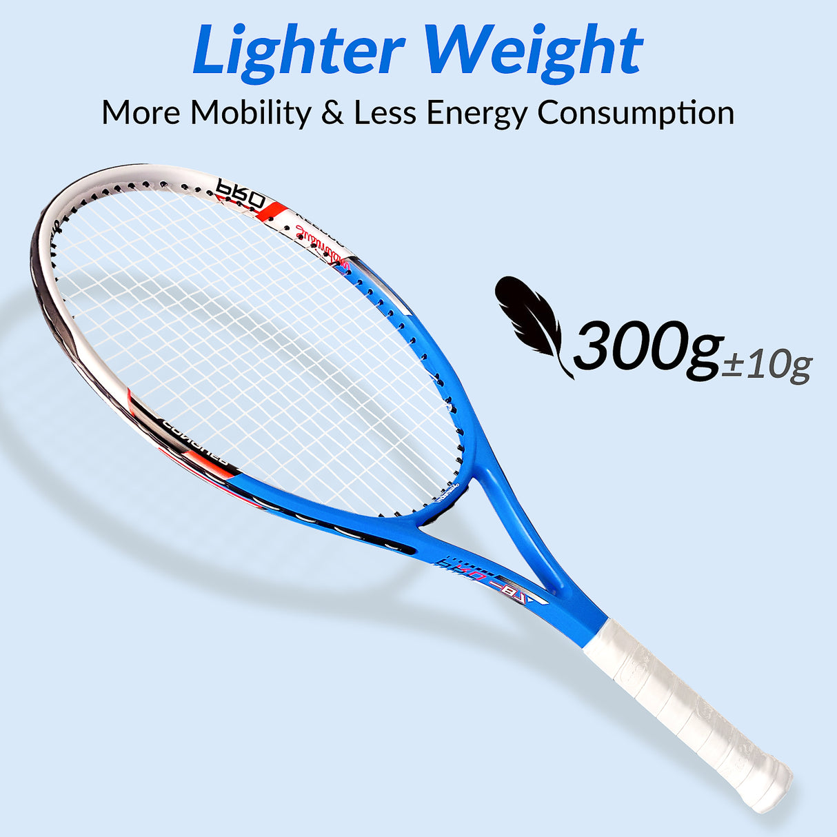 Tennis Rackets Set | Adults Pre-Strung 27 Inch Tennis Racquets