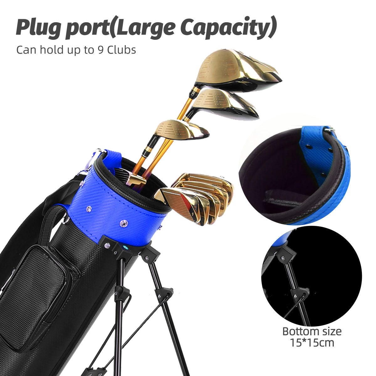 Golf Clubs Bag | Stand Clubs Bag Waterproof Ultralight - QIAB008