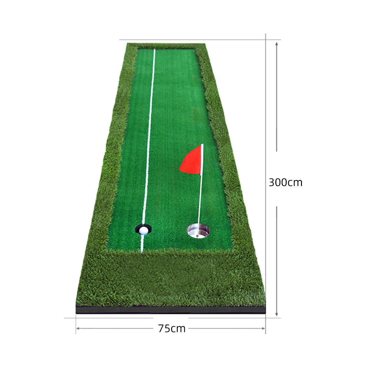 Golf Green Putting Rod Mat | Indoor Golf Putter Training Blanket | GL001-2