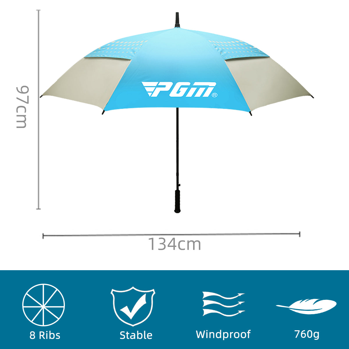 Golf Auto Umbrella | Golf Course Sun UV Protection Outdoor - YS002