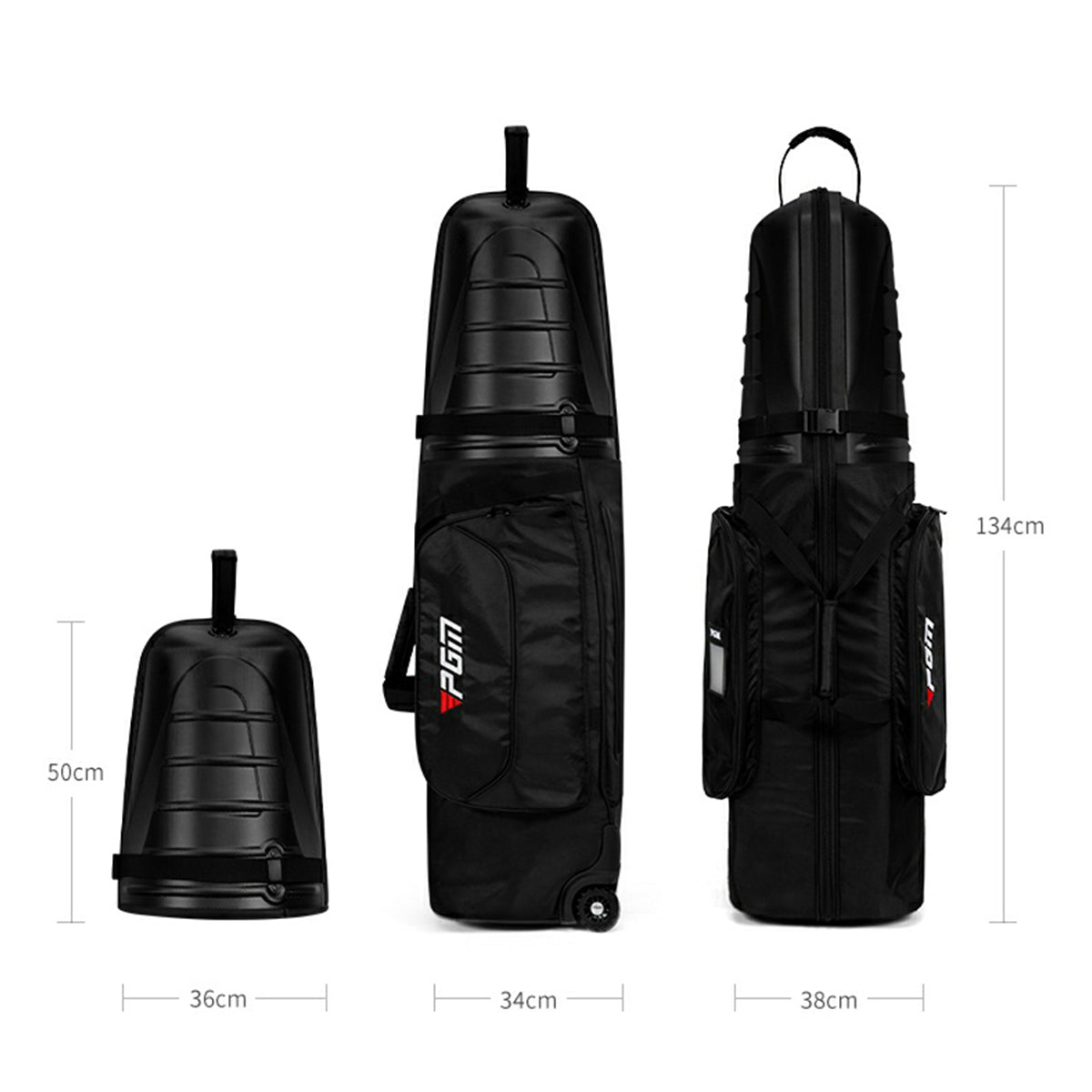 Golf Clubs Bag Protective Cover | Aircraft checked Air consignment | Waterproof Wheels - HKB014