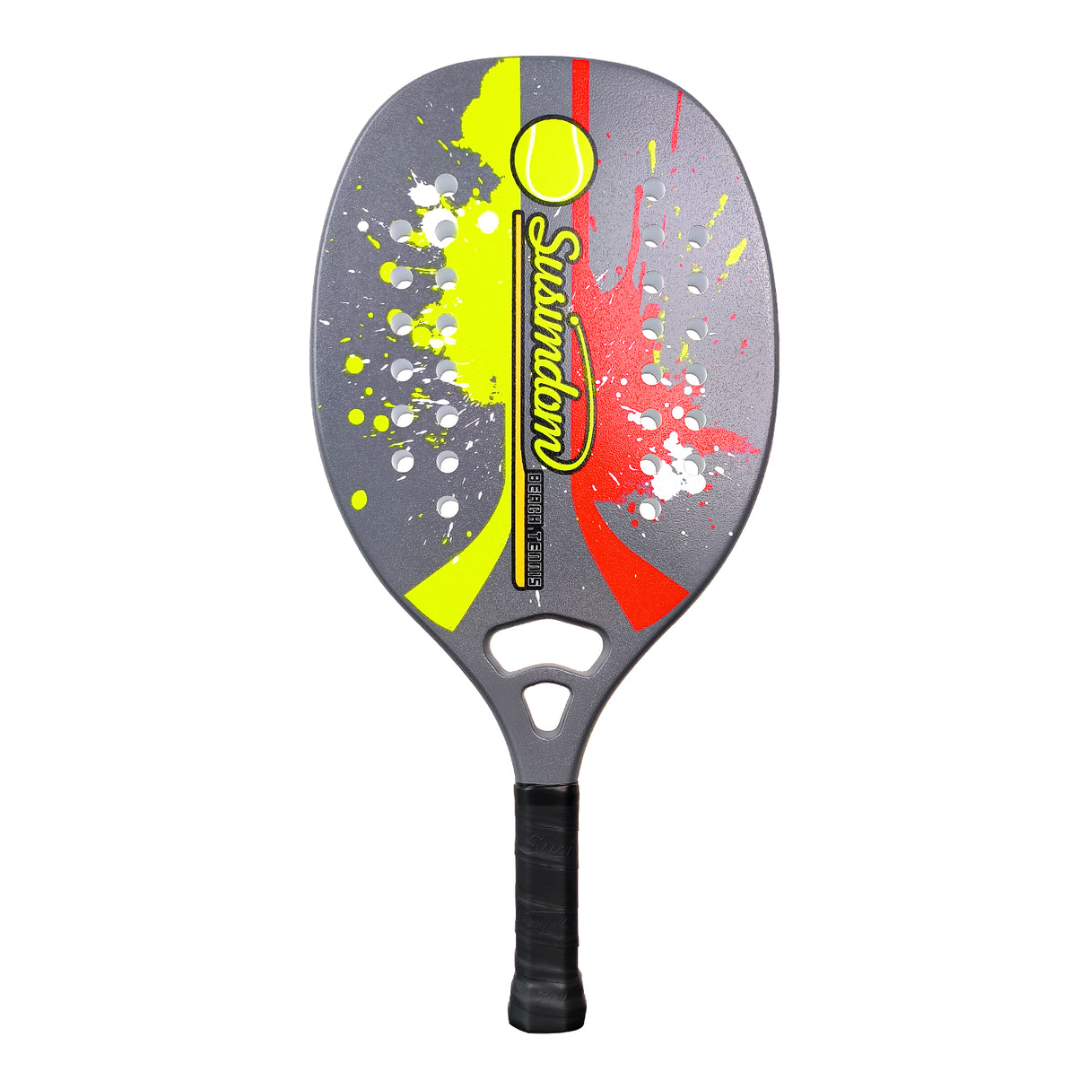Beach Tennis Racket | Carbon Fiber Grit surface Paddle