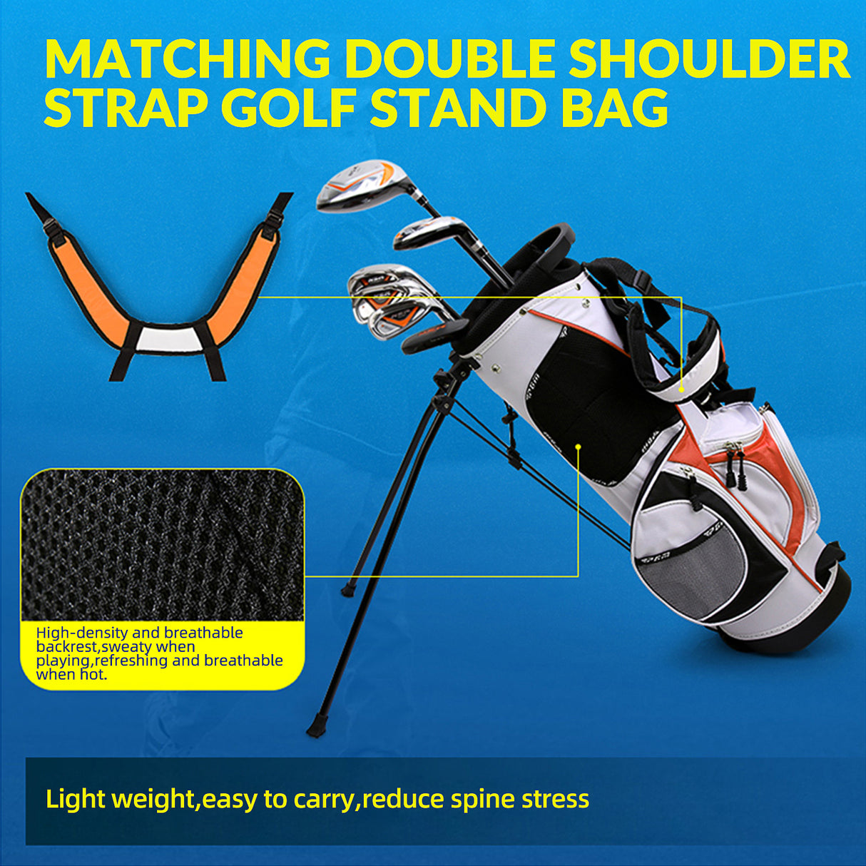 Junior Golf Club Set | Graphite Right Handed Flex R with Bag&Headcovers - JRTG006