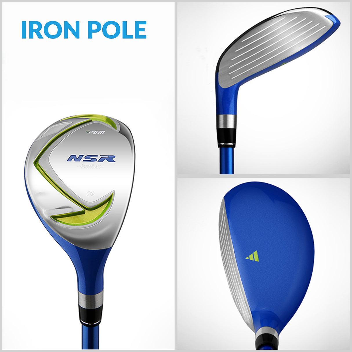 Junior Golf Club Set | Graphite Right Handed Flex R with Bag&Headcovers - JRTG006