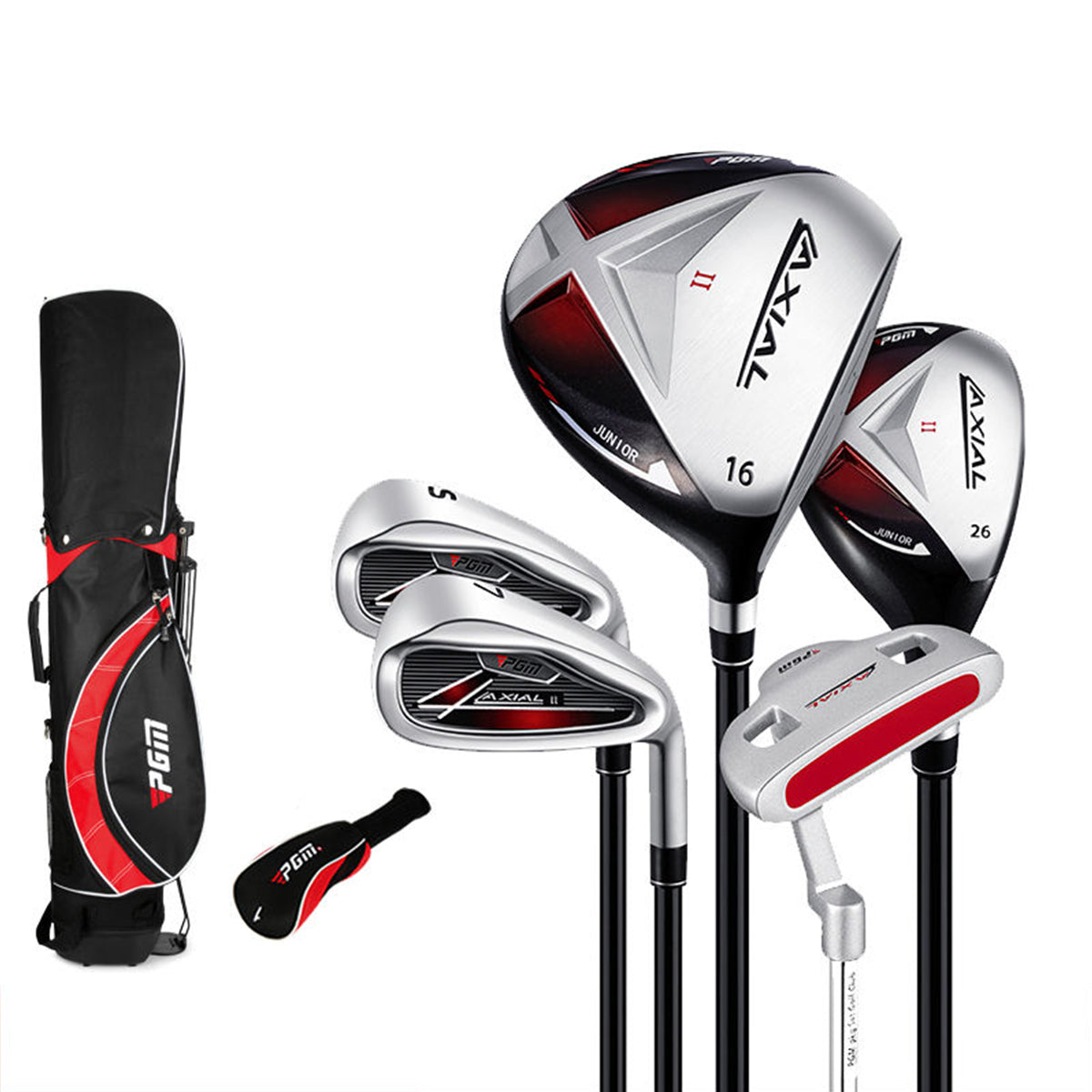 Junior Golf Club Set | 5 Clubs Right Handed with Bag&Headcovers - JRTG015