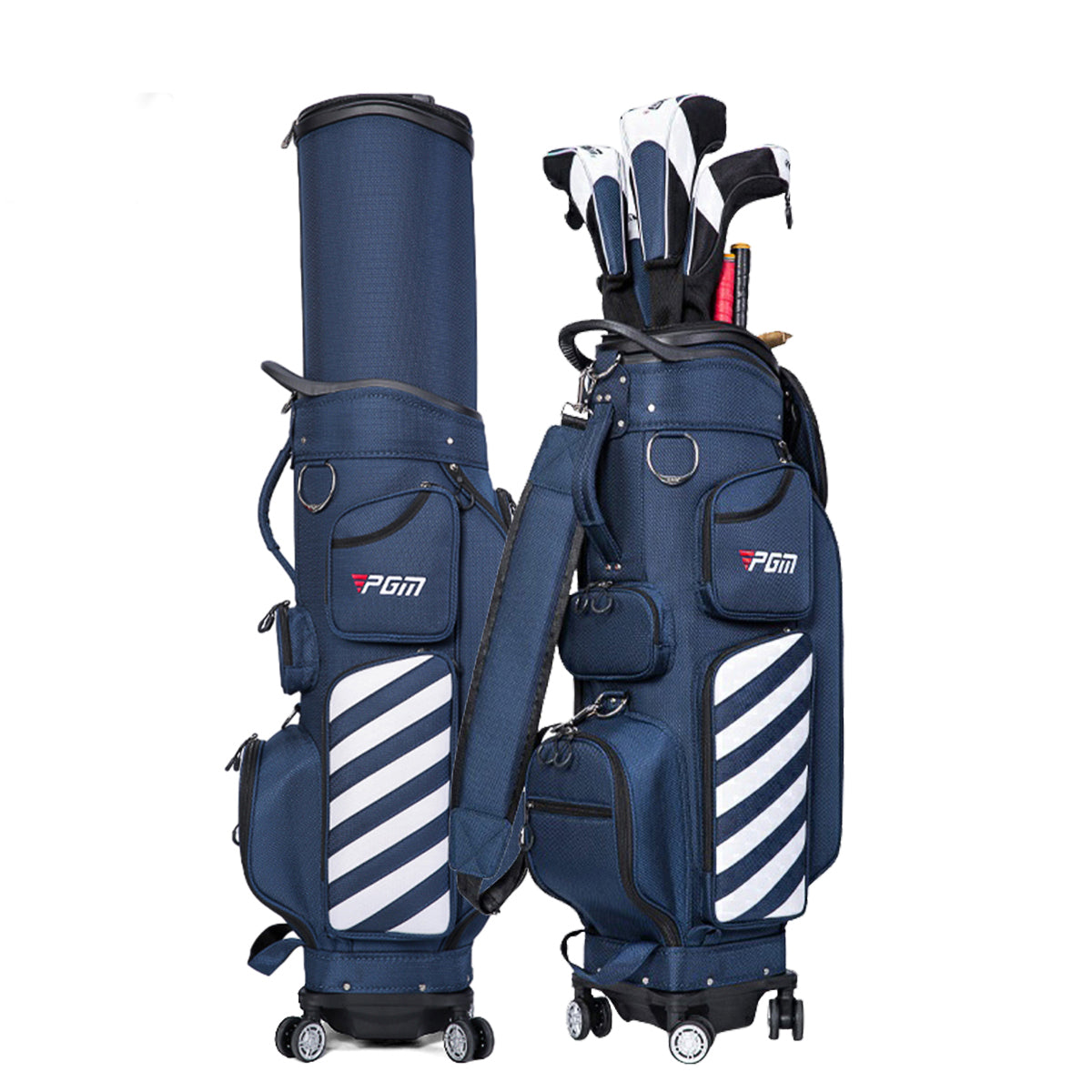 Golf Clubs Bag | Air Consignment Checked Bag Retractable Wheeled - QB041