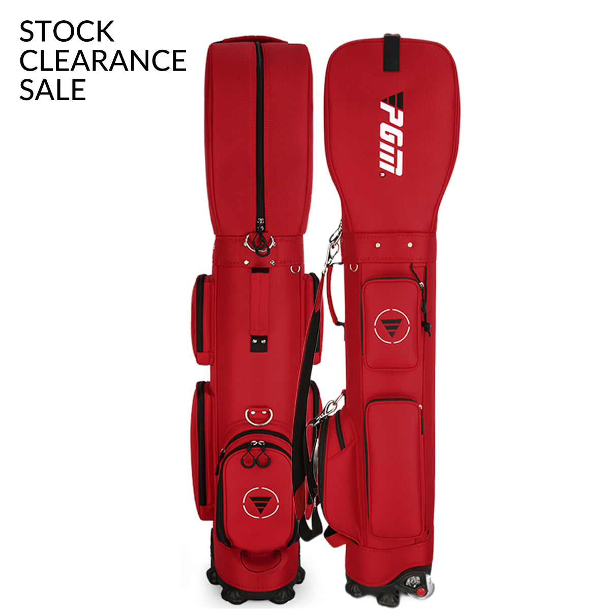 Golf Clubs Bag with Wheels | Waterproof Lightweight - QB069