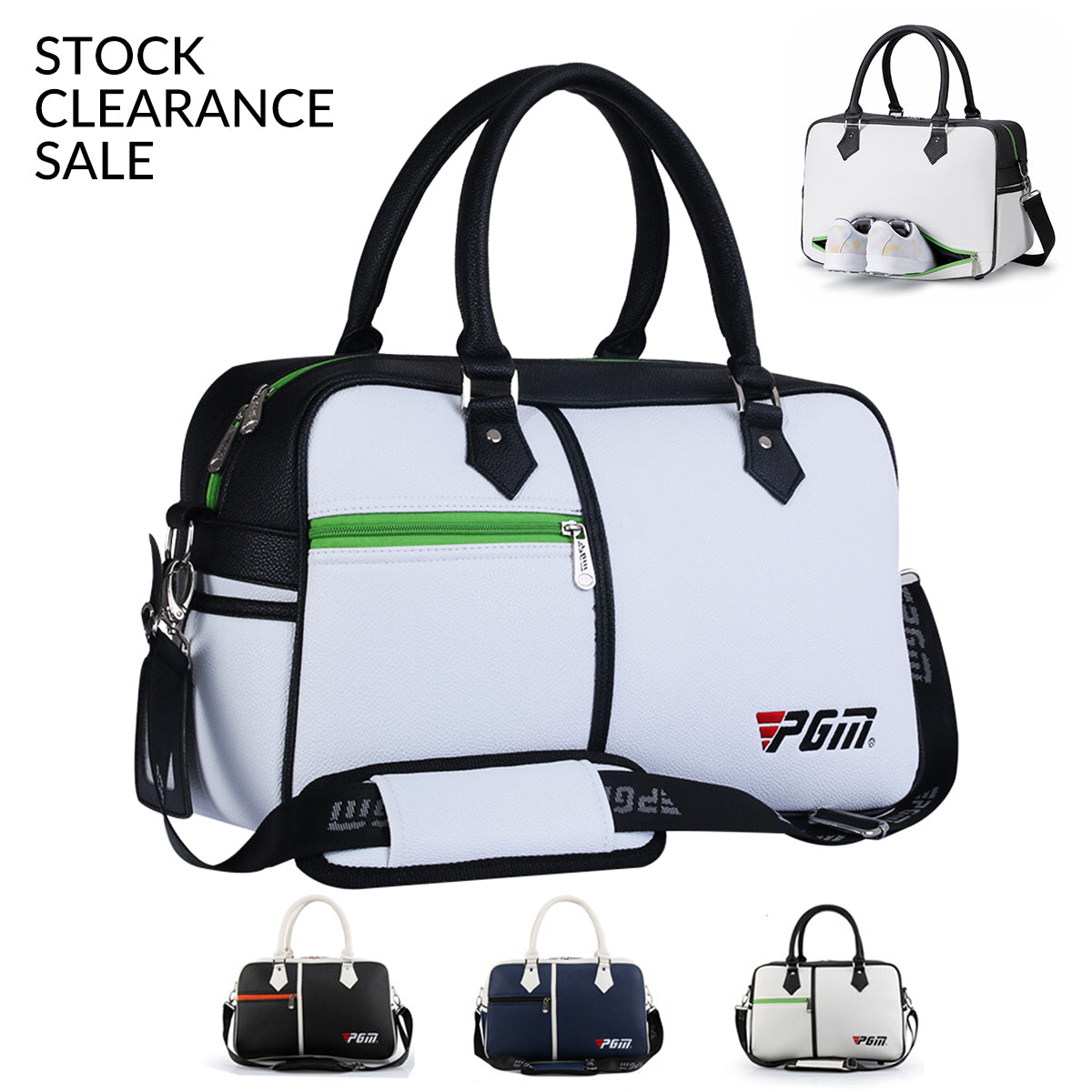 Golf Clothing Bag | Travel Handbag with Shoe Compartment Waterproof Lightweight - YWB017