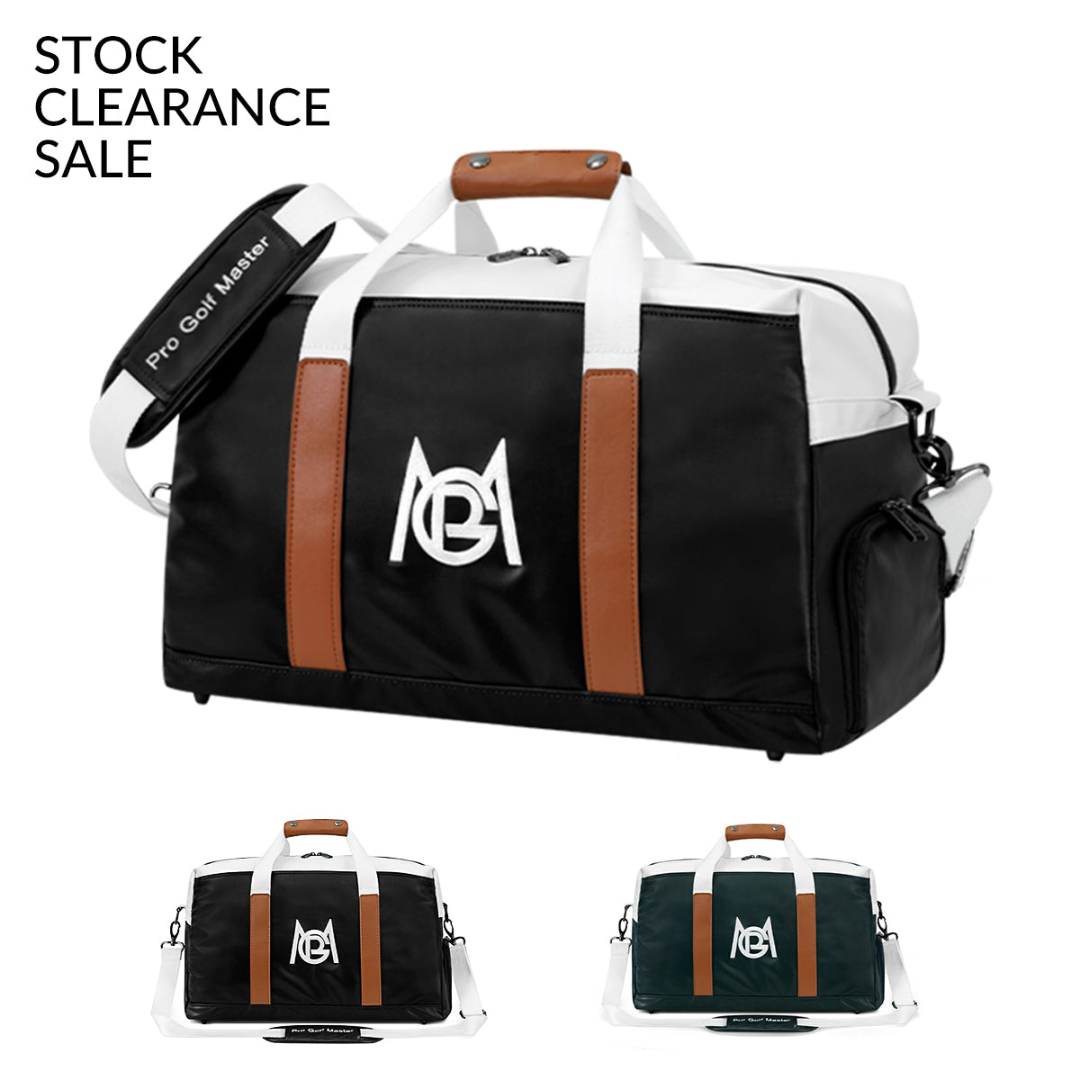 Golf Clothing Bag | Sports Handbag Waterproof Separate Shoe Storage Area - YWB043