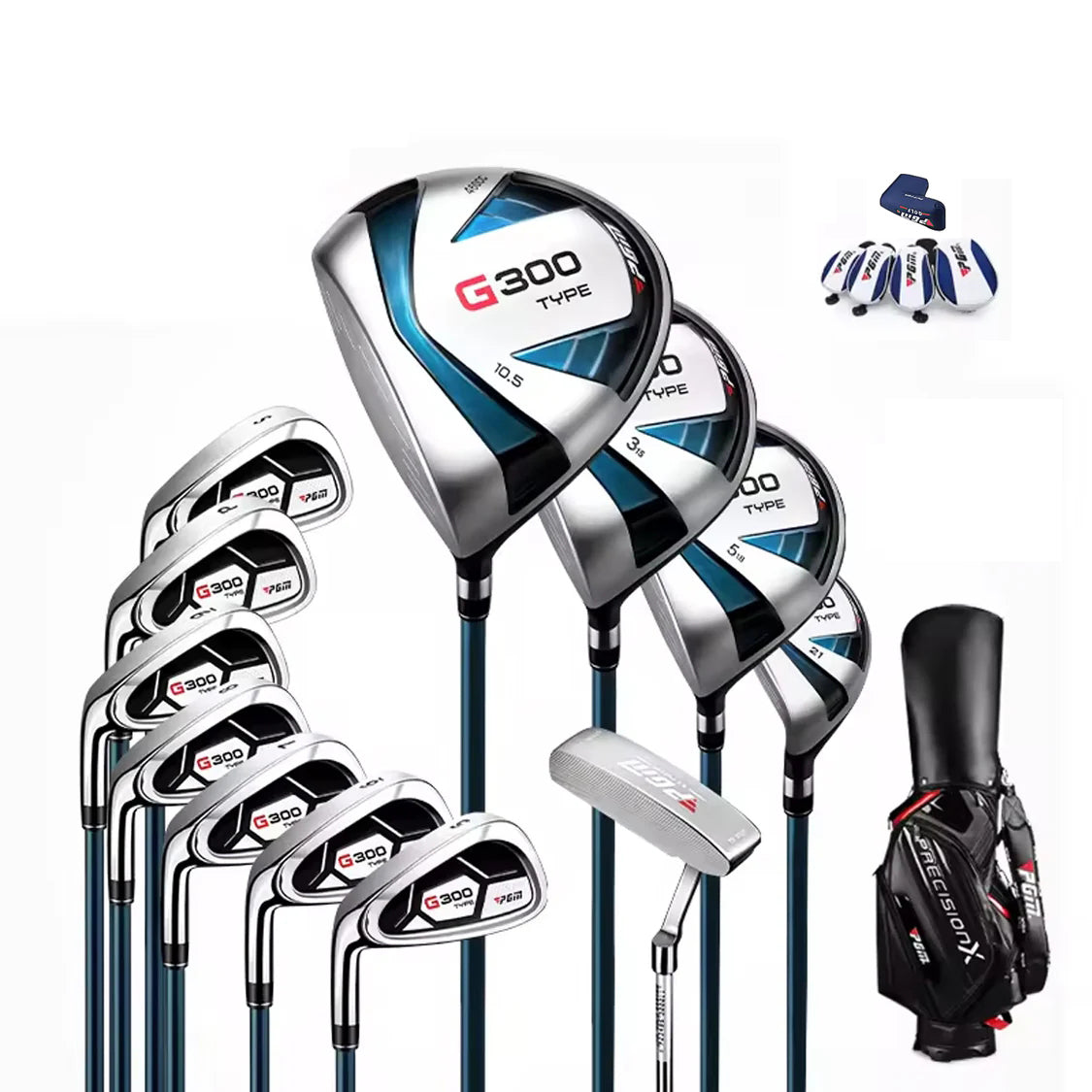 Left Handed Golf Clubs Sets Mens Graphite Branded 12 Clubs Golf Clubs-PGM MTG025