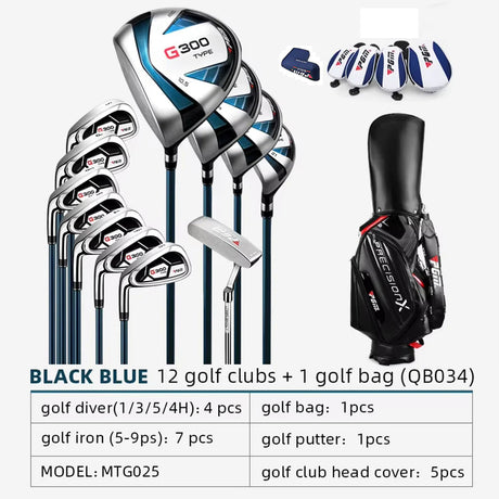 Left Handed Golf Clubs Sets Mens Graphite Branded 12 Clubs Golf Clubs-PGM MTG025