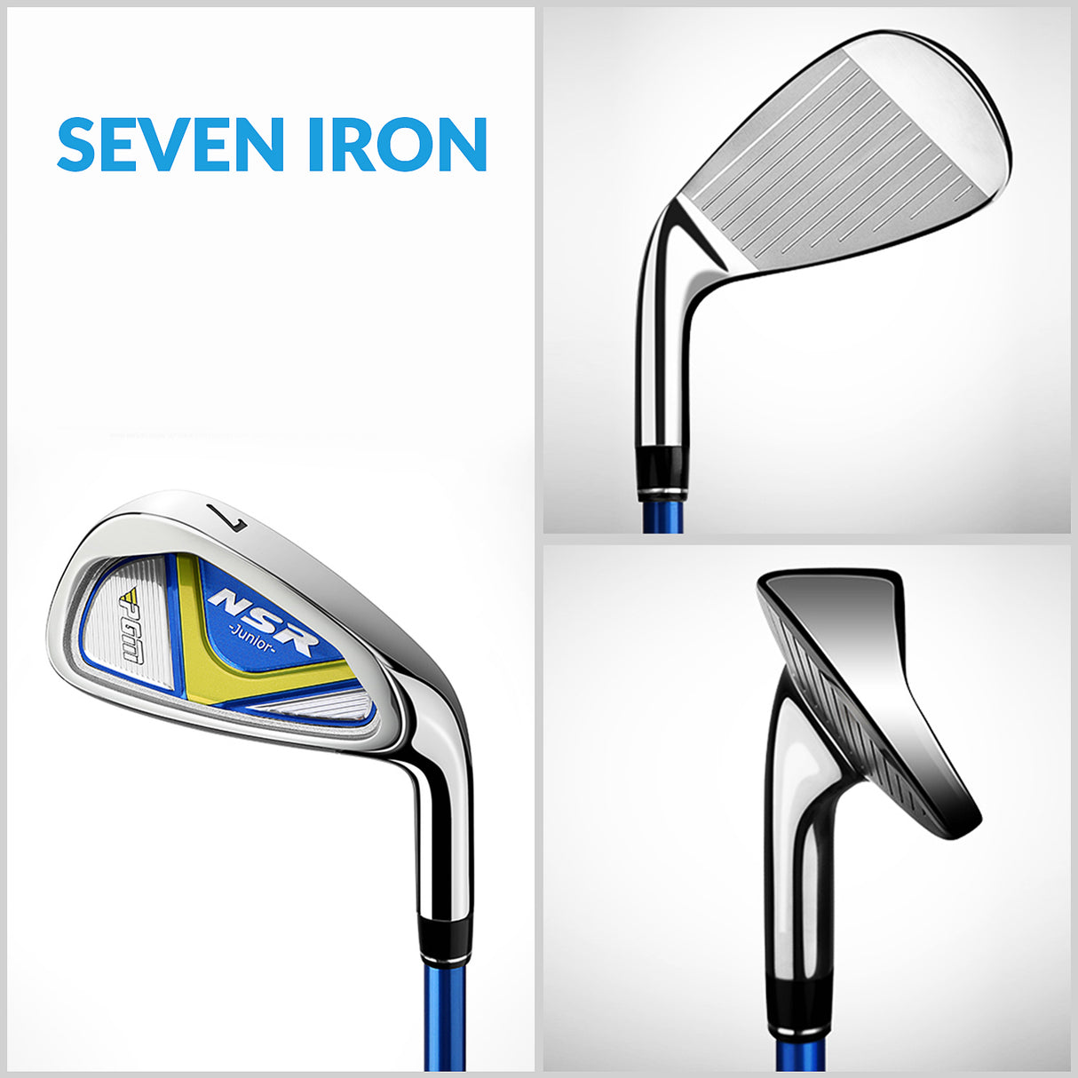 PGM JRTG006 NSR Junior Golf Clubs Set Graphite Right Handed Flex R with Bag&Headcovers