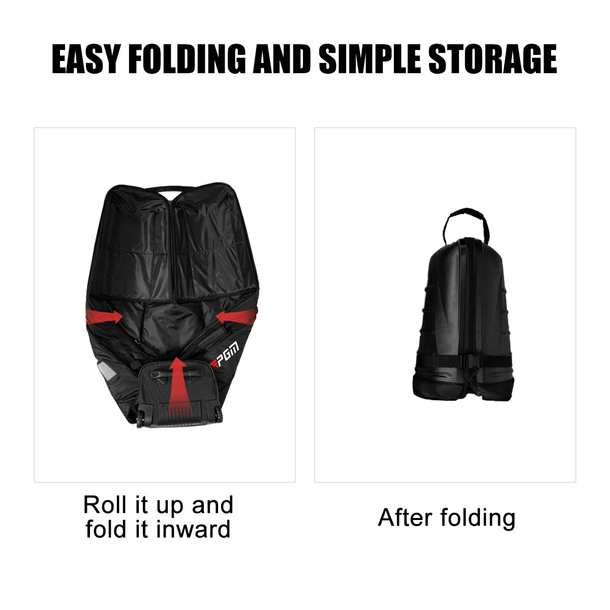PGM HKB014 waterproof Golf Travel Bag with wheels