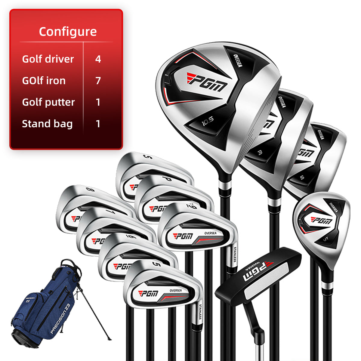 PGM MTG051 golf clubs mens right handed club sets Leap sports