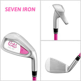 PGM JRTG007 Junior Adjustable Golf Club Set for Kids, right-handed Lightweight with Stand Bag, Ages 6-12