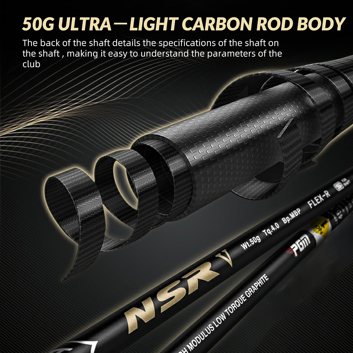 PGM MTG056 NSR Generation 5 Men's Golf Club Set with Adjustable Driver , Carbon Shaft and golf bag